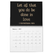 Luipaard Bijbelvers Jaarlijkse Kalender (Feb 2027)