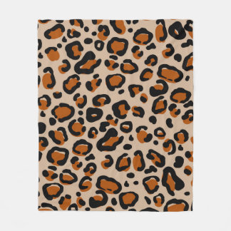 Luipaard bont ontwerp, naadloos patroon. fleece deken