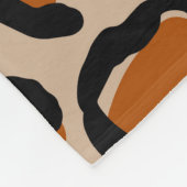 Luipaard bont ontwerp, naadloos patroon. fleece deken (Hoek)