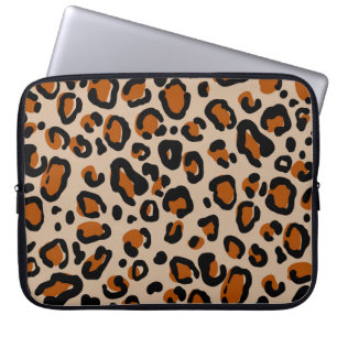 Luipaard bont ontwerp, naadloos patroon. laptop sleeve