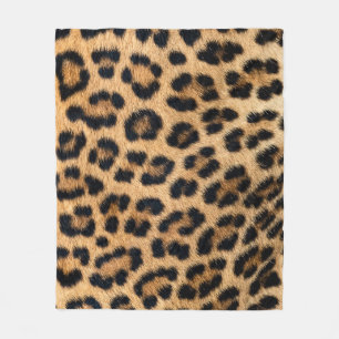 Luipaard bont textuur, natuurlijk patroon. fleece deken