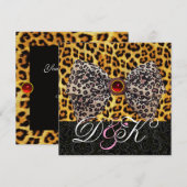 LUIPAARD BONTEN BOOG,RODE ROBIJN EN ZWART DAMAST M KAART (Voorkant / Achterkant)