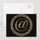 Luipaard @ briefkaart (Voorkant / Achterkant)