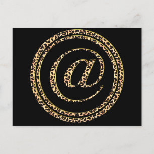 Luipaard @ briefkaart