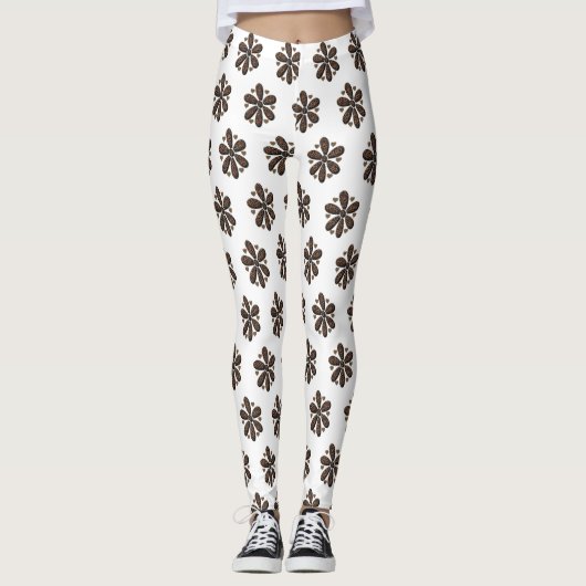 Luipaard Broek Lang Leggings (Voorkant)