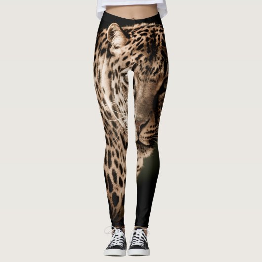 Luipaard Broek Leggings (Voorkant)