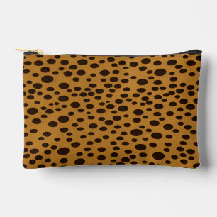 Luipaard bruine vlekkenprint etui