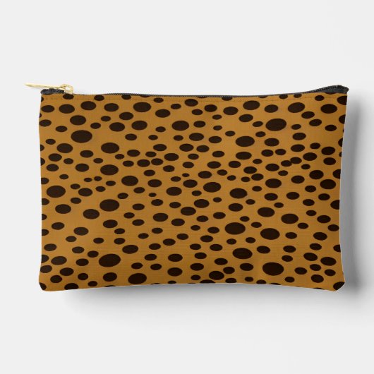 Luipaard bruine vlekkenprint etui (Voorkant)