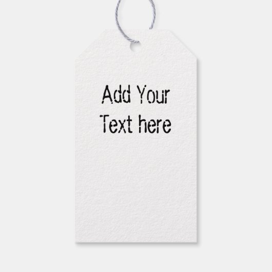 Luipaard brullende aanvalskop cadeaulabel (Achterkant)