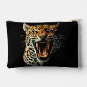 Luipaard brullende aanvalskop etui (Achterkant)