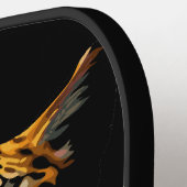 Luipaard brullende aanvalskop pickleball paddle (Links Detail)