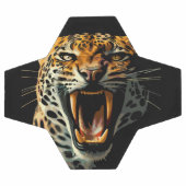 Luipaard brullende aanvalskop voetbal (Enkel)