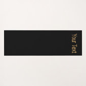 Luipaard brullende aanvalskop yogamat (Achterkant (horizontaal))