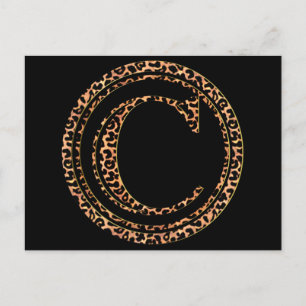 luipaard C Briefkaart