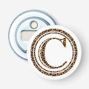 luipaard C Button Flesopener