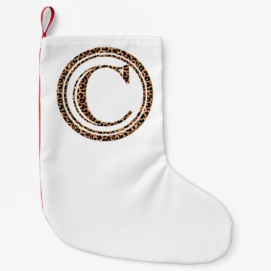 luipaard C Kleine Kerstsok (Voorkant)