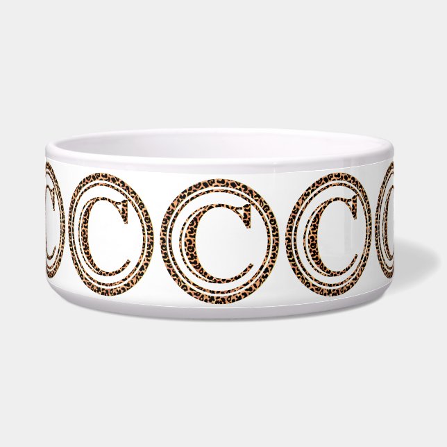 luipaard C Voerbakje (Voorkant)