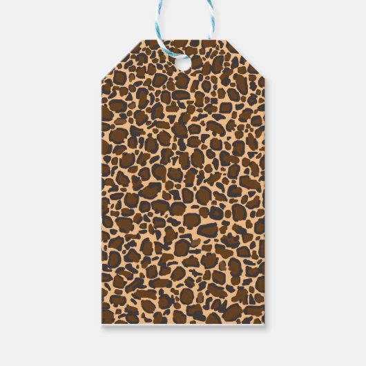 luipaard cadeaulabel (Voorkant)