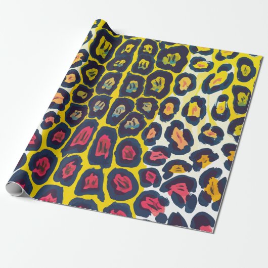 Luipaard Cadeaupapier (Uitgerold)