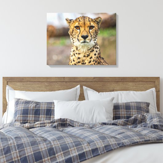 luipaard canvas afdruk (Insitu (Slaapkamer))
