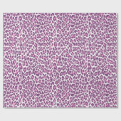 Luipaard, cheetah, lichtroze cadeaupapier (Vlak)