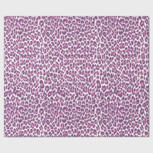 Luipaard, cheetah, lichtroze cadeaupapier