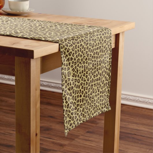Luipaard / Cheetah Print Short Table Runner Korte Tafelloper (Voorbeeld)