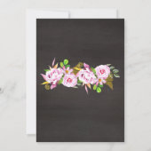 luipaard cowboy laarzen string lichten Quinceanera Kaart (Achterkant)