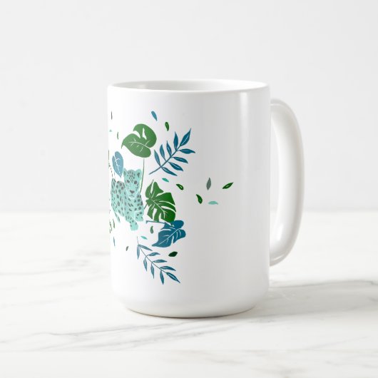 Luipaard Cup van Coolness Koffiemok (Voorkant rechts)