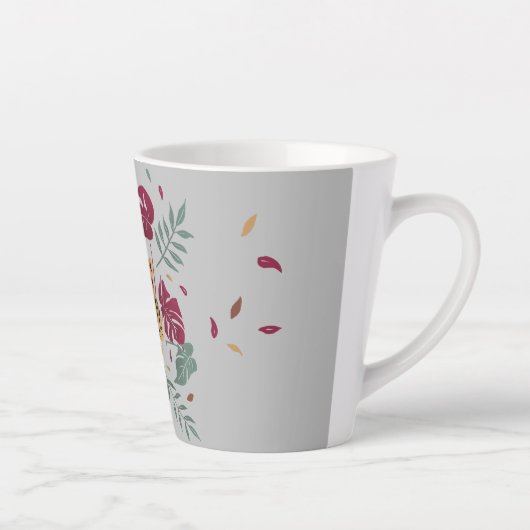 Luipaard Cup van Coolness Latte Mok (Rechts)