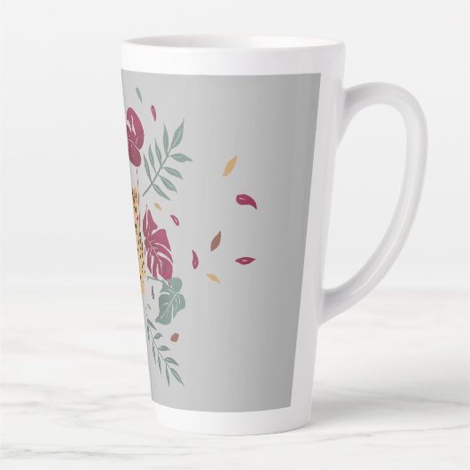 Luipaard Cup van Coolness Latte Mok (Rechts)