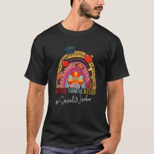Luipaard Dankbaar Dankbaar Maatschappelijk Werker T-shirt