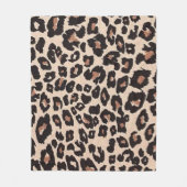 Luipaard Design Patroon Fleece Deken (Voorkant)