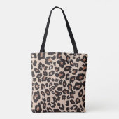 Luipaard Design Patroon Tote Bag (Achterkant)