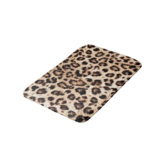 Luipaard Design Pattern: Wild Elegance. Badmat (Gekanteld)