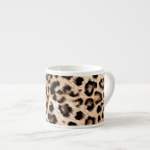 Luipaard Design Pattern: Wild Elegance. Espresso Kop (Voorkant rechts)