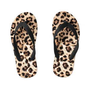 Luipaard Design Pattern: Wild Elegance. Kinder Teenslippers