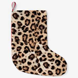 Luipaard Design Pattern: Wild Elegance. Kleine Kerstsok