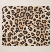 Luipaard Design Pattern: Wild Elegance. Sherpa Deken (Voorkant (horizontaal))