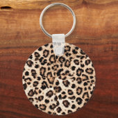 Luipaard Design Pattern: Wild Elegance. Sleutelhanger (Achterkant)