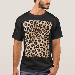 Luipaard Design Pattern: Wild Elegance. T-shirt