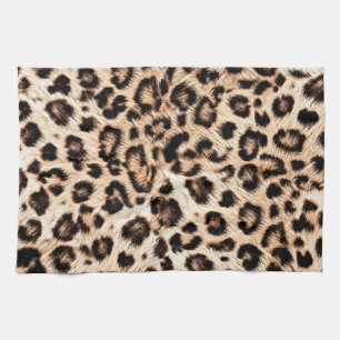 Luipaard Design Pattern: Wild Elegance. Theedoek
