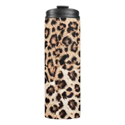 Luipaard Design Pattern: Wild Elegance. Thermosbeker (Voorkant)