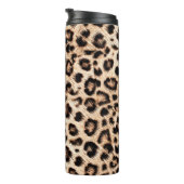 Luipaard Design Pattern: Wild Elegance. Thermosbeker (Geroteerd rechts)