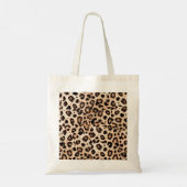 Luipaard Design Pattern: Wild Elegance. Tote Bag (Achterkant)