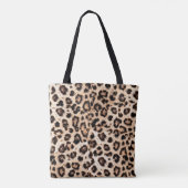 Luipaard Design Pattern: Wild Elegance. Tote Bag (Achterkant)
