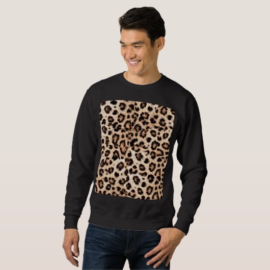 Luipaard Design Pattern: Wild Elegance. Trui (Voorkant volledig)