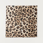 Luipaard Design Pattern: Wild Elegance. Wandkleed (Voorkant)