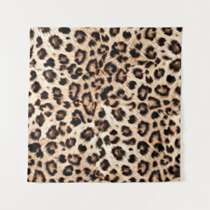 Luipaard Design Pattern: Wild Elegance. Wandkleed