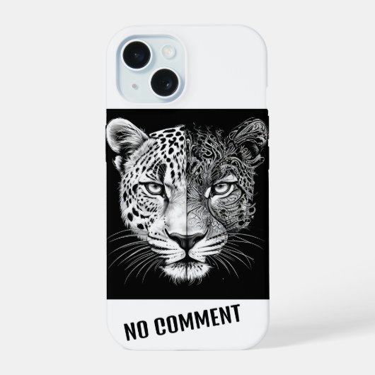 Luipaard dier iPhone 15 case (Achterkant)